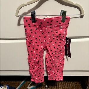 Limited Too Pink Starry Kids Leggings 12 mo NWT